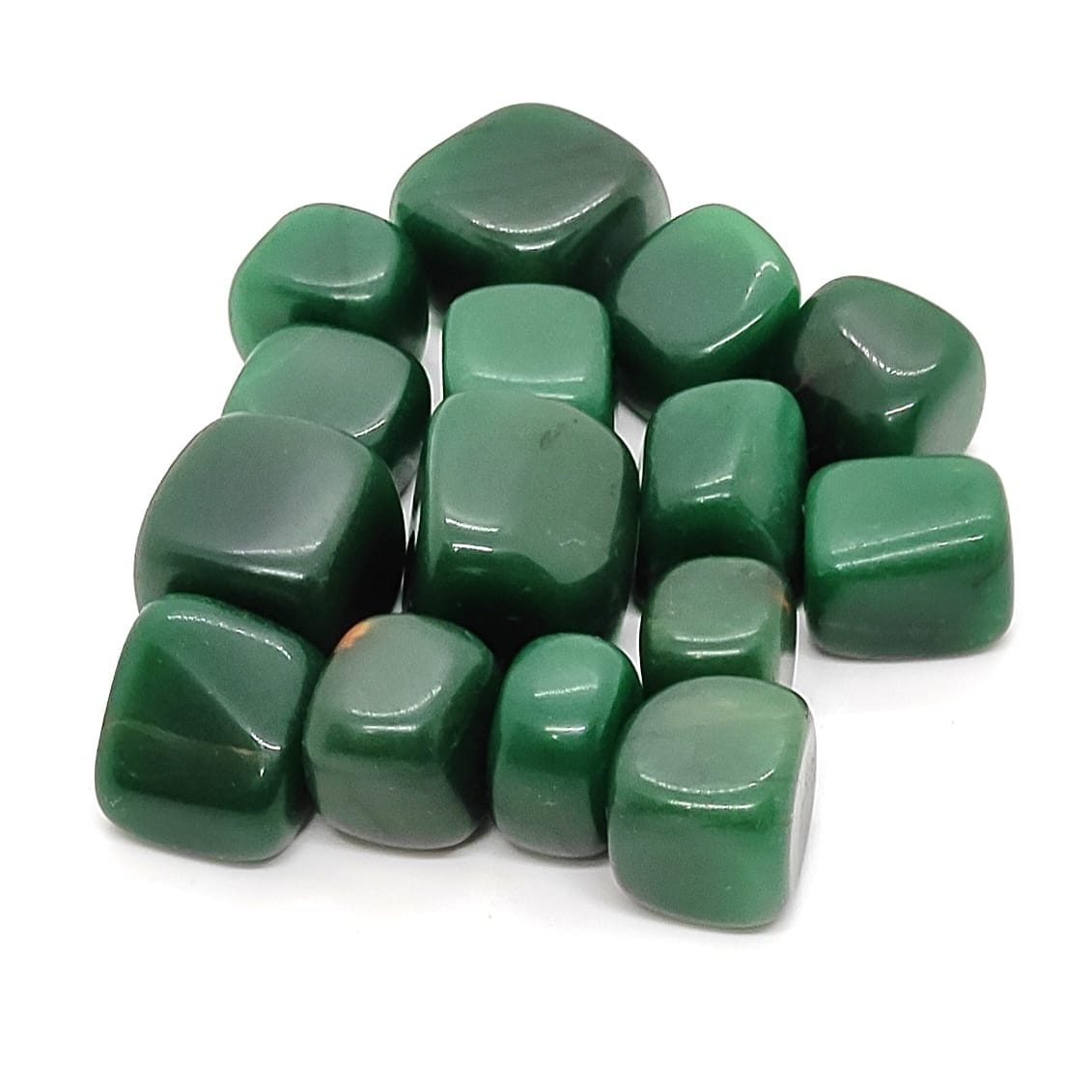 Green Jade Tumble Stone Natural With High Quality